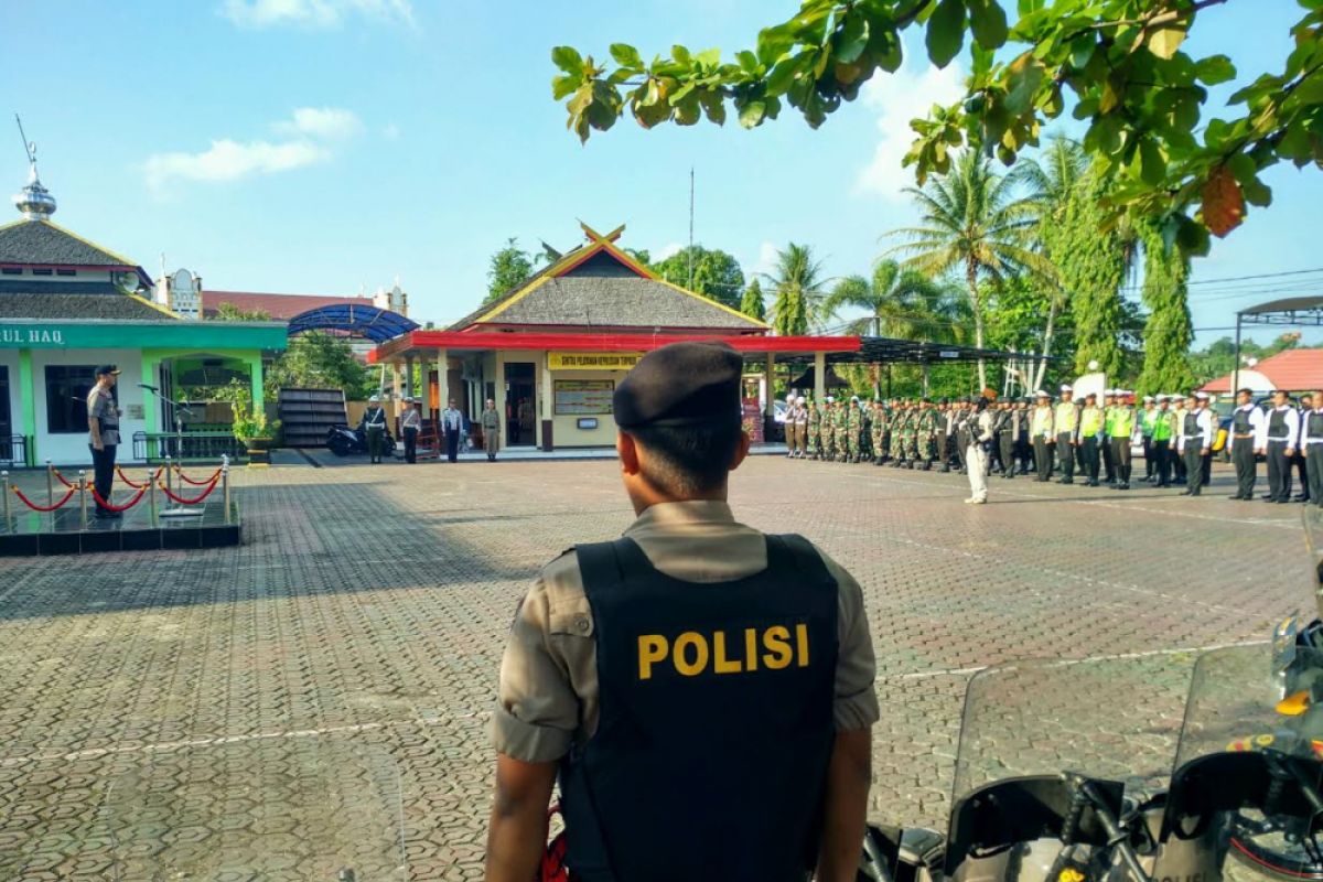 Ratusan personel gabungan Barut amankan arus mudik