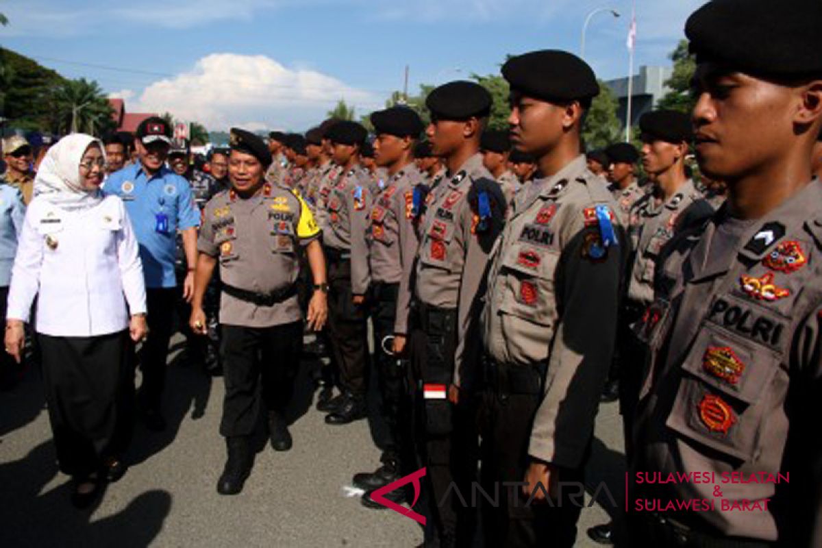 Polda Sulbar libatkan empat pilar pengamanan Lebaran