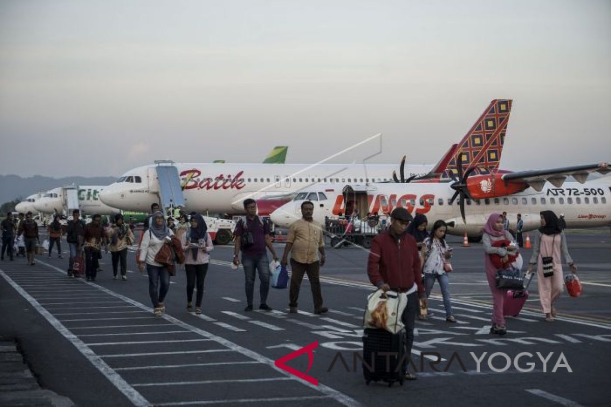 Arus mudik Bandara Adisutjipto capai 28.267 penumpang