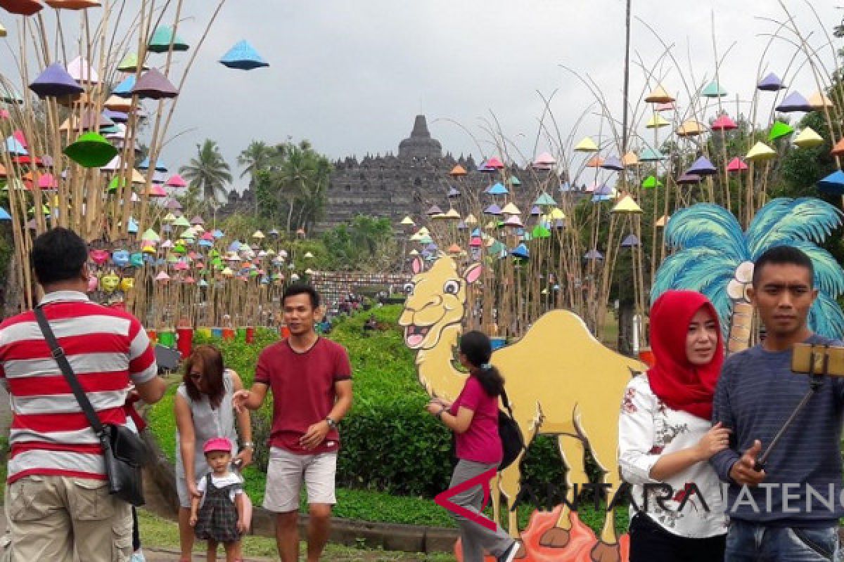 Pengunjung Candi Borobudur capai 56.171 wisatawan