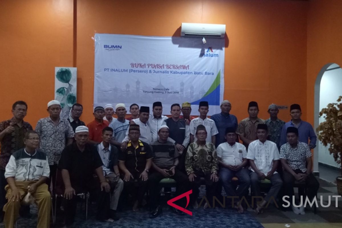 PT Inalum buka puasa bersama jurnalis