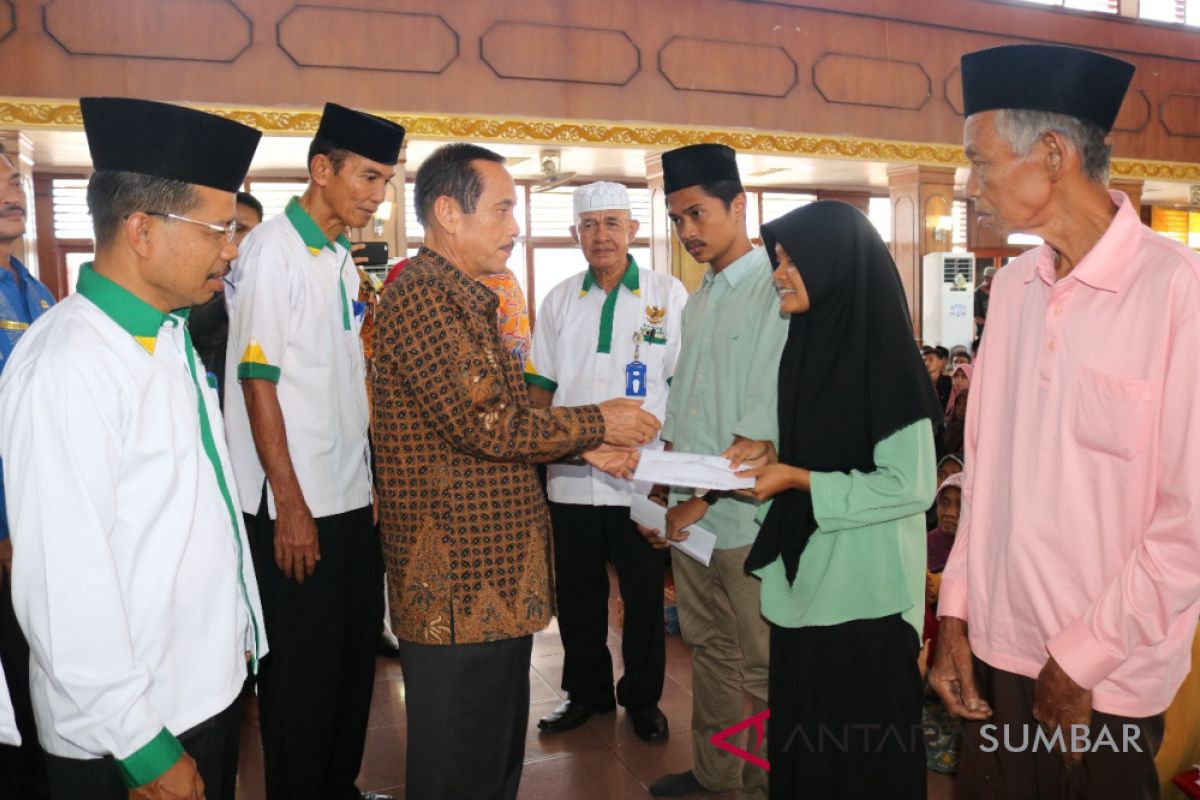 Zakat disalurkan Baznas Sijunjung Rp350 juta, kepada 1.108 penerima