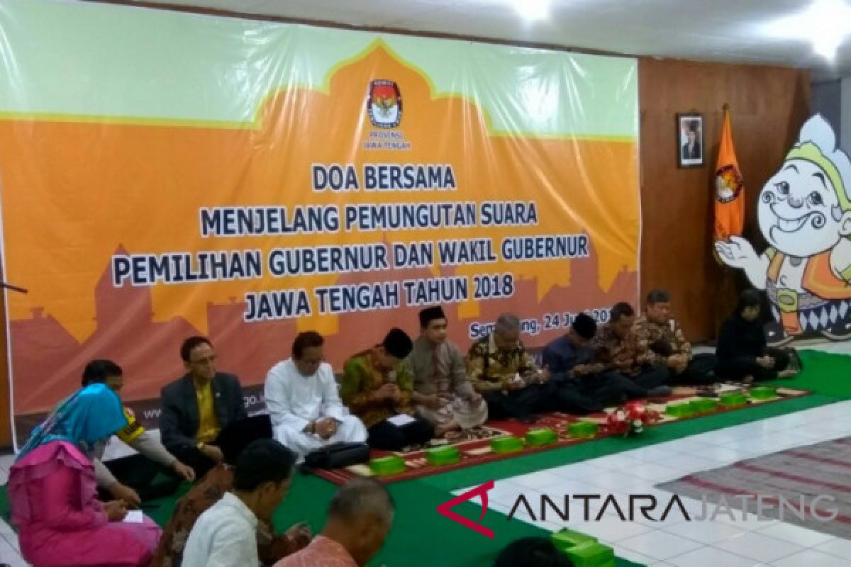 KPU Jateng gelar doa bersama kelancaran pilgub