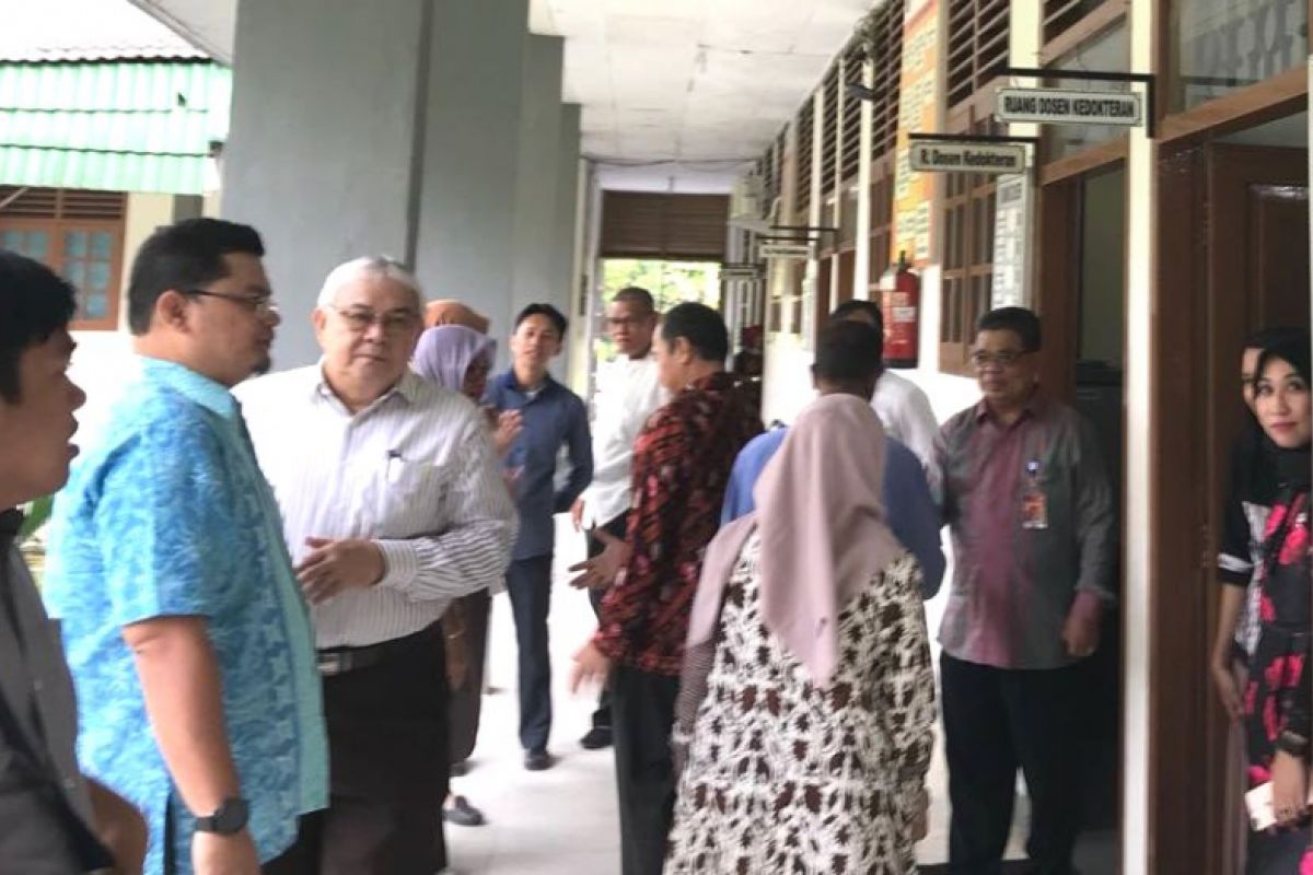 Rektor Unja sidak ke sejumlah fakultas