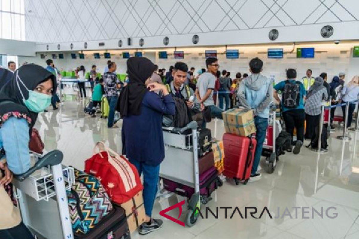 Penumpang Bandara Semarang meningkat 23 persen