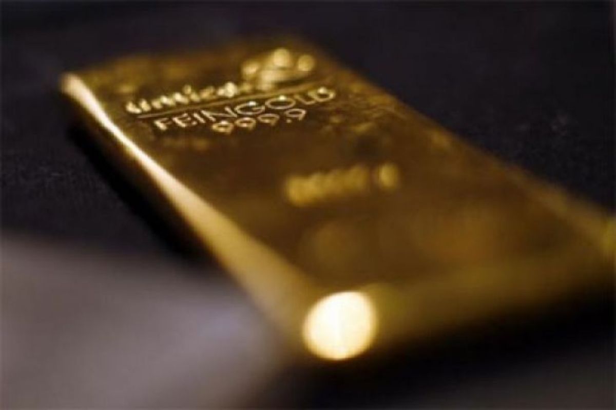 Harga emas ditutup lebih rendah di tengah penguatan dolar dan ekuitas As