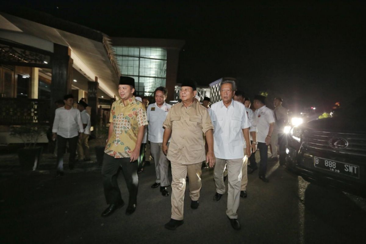 Prabowo Subianto Silaturahmi ke Lampung