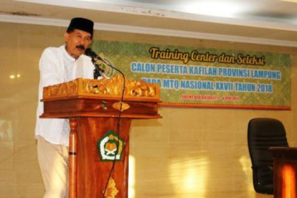 Lampung siapkan kafilah MTQ Nasional di Medan