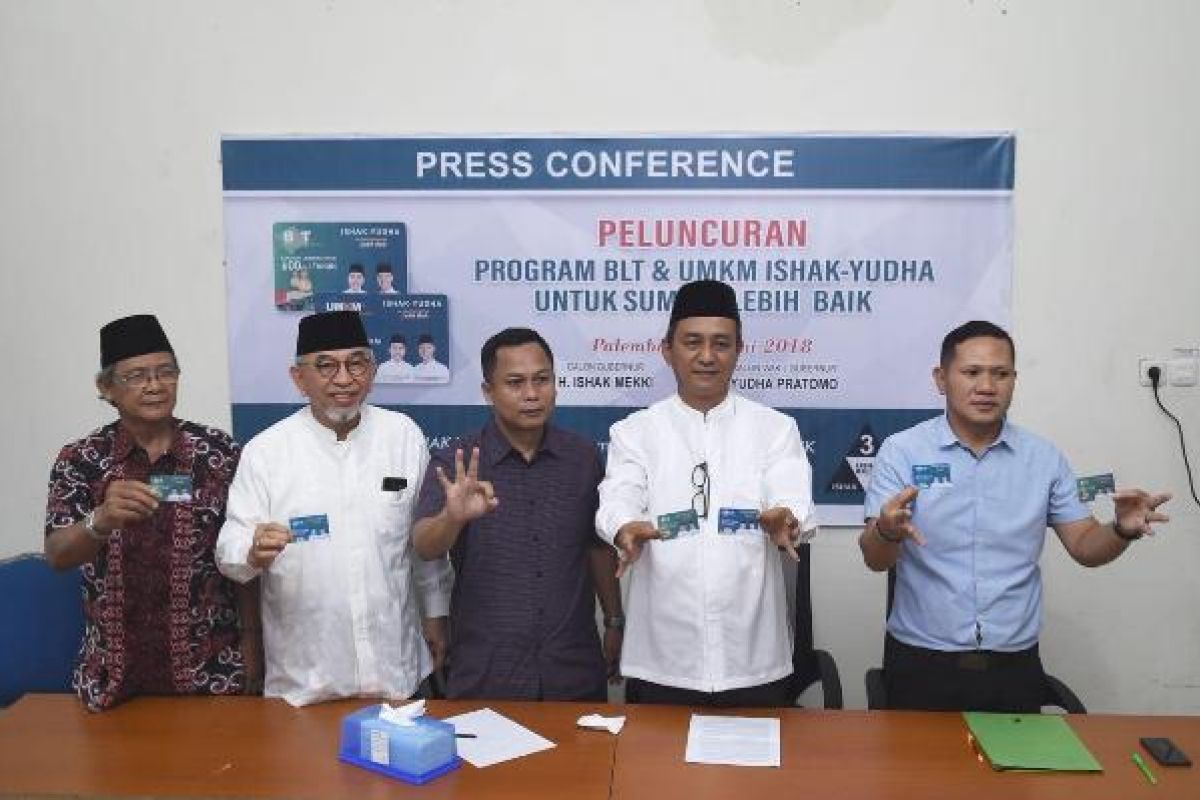 Cagub Sumsel luncurkan program BLT dan UMKM