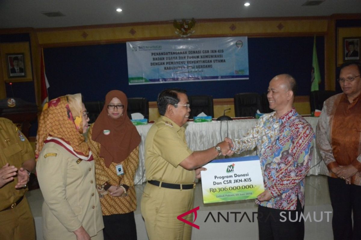 Pemkab Deliserdang dukung program donasi JKN-KIS