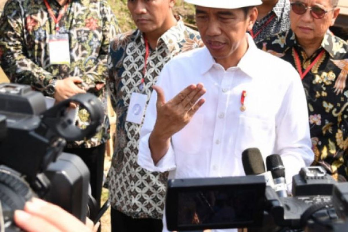 Presiden tinjau pembangunan irigasi di Sleman