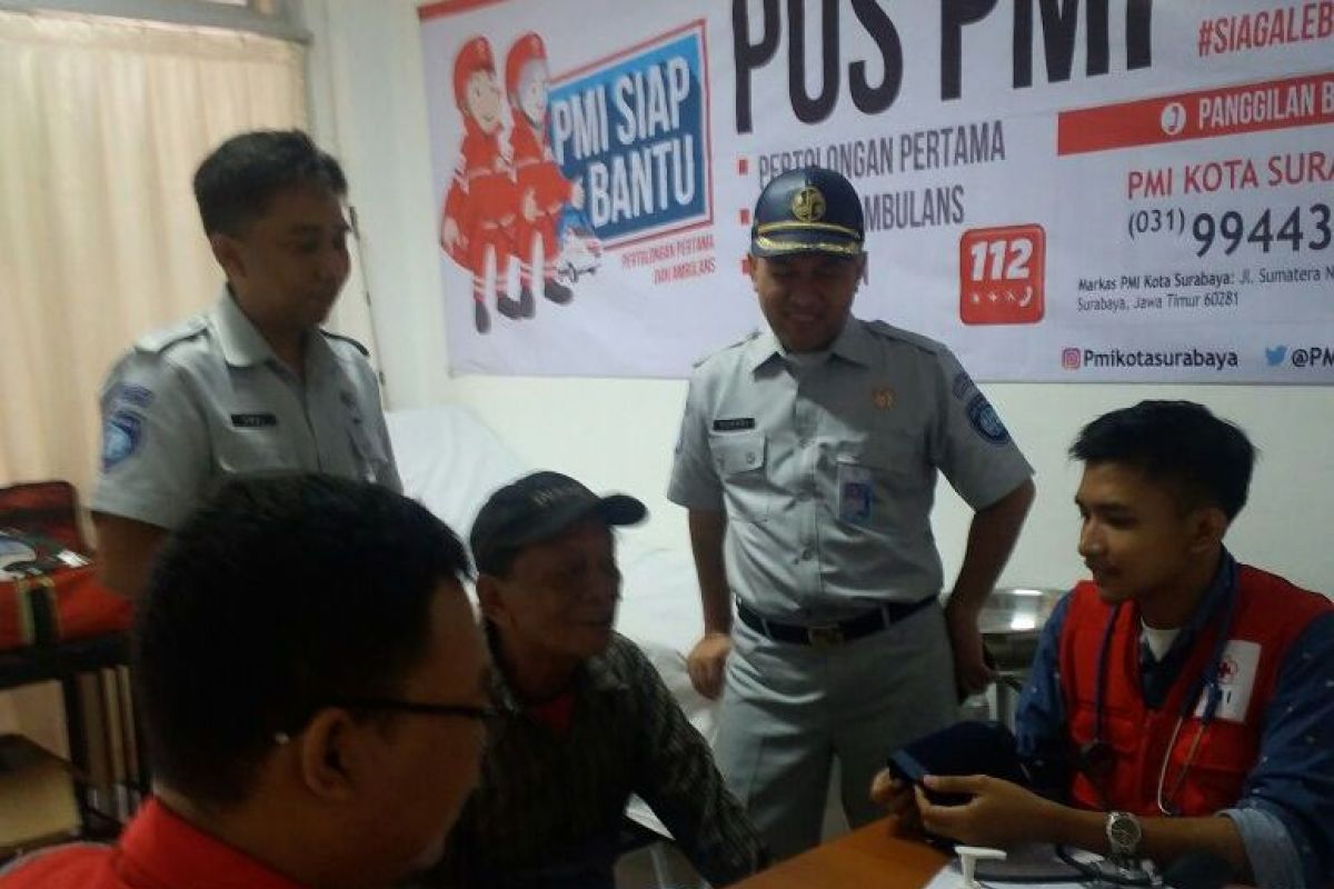 Pos Kesehatan Gratis untuk Pemudik dari Jasa Raharja Jatim