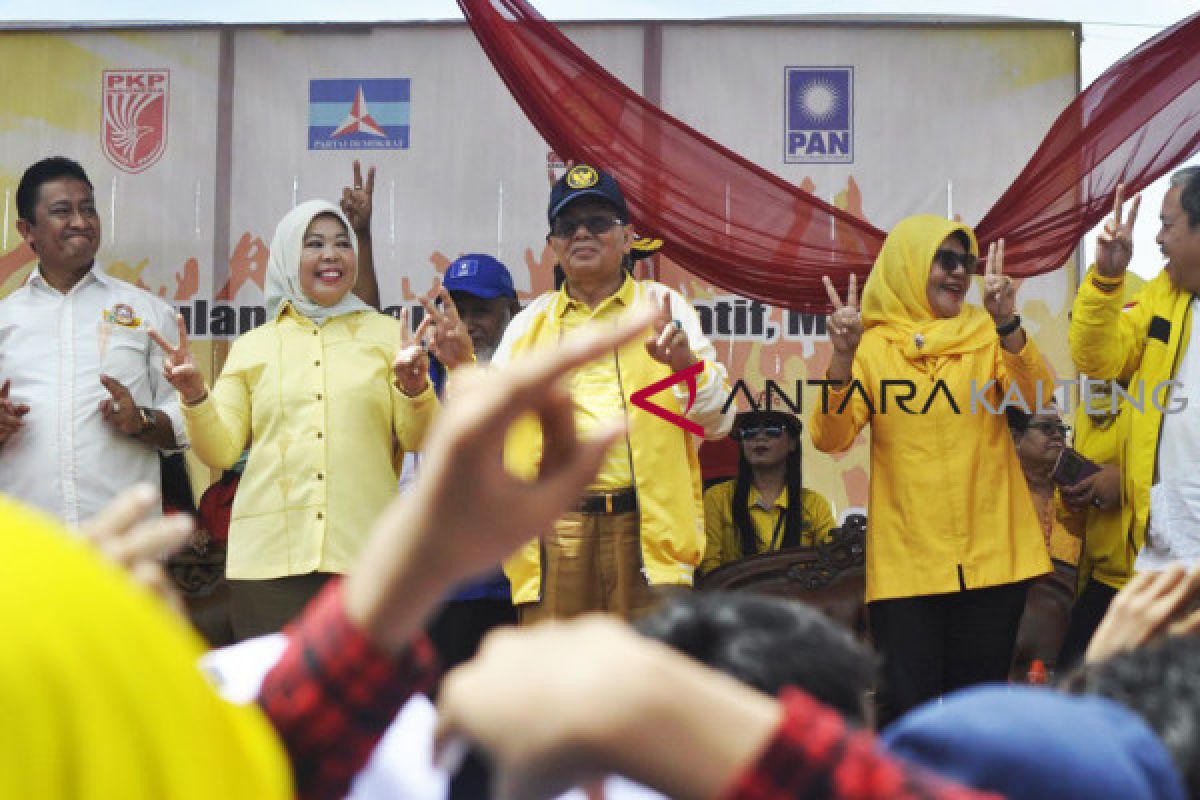 Dukungan paslon Edy-Taty 'harga mati' bagi Golkar Kalteng