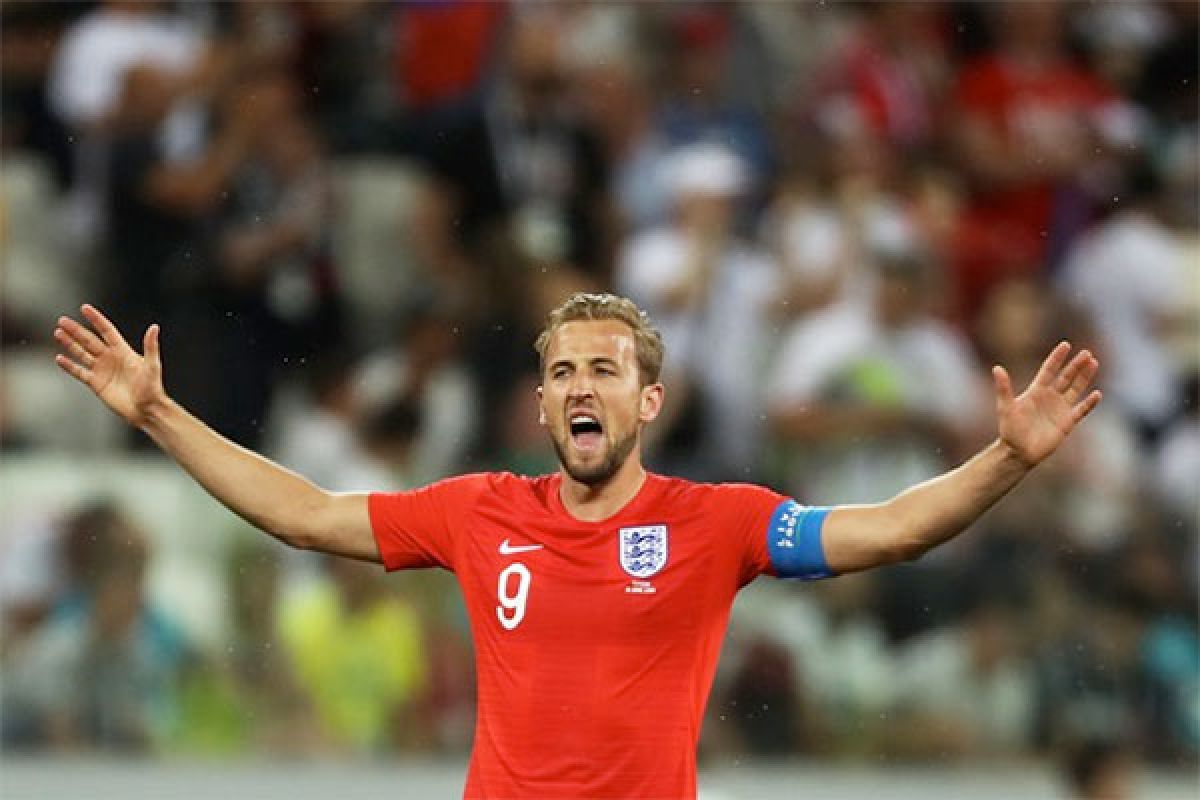 Dua gol Kane antar Inggris ungguli Tunisia