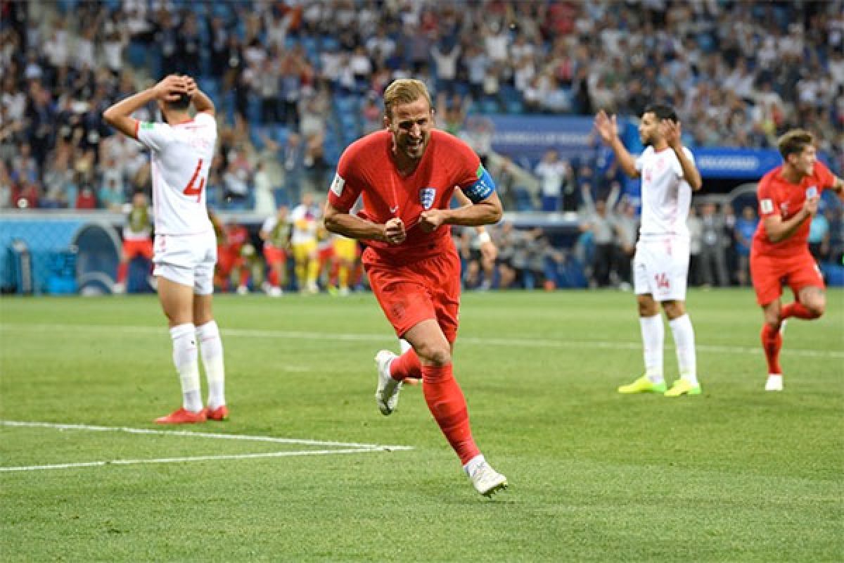 Dua gol Kane bawa Inggris tundukkan Tunisia 2-1