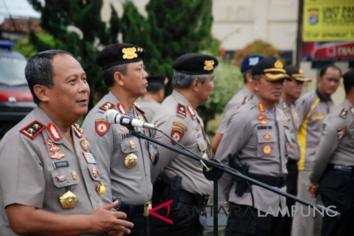 Kapolda tetap terjunkan personil hingga Operasi Krakatau selesai