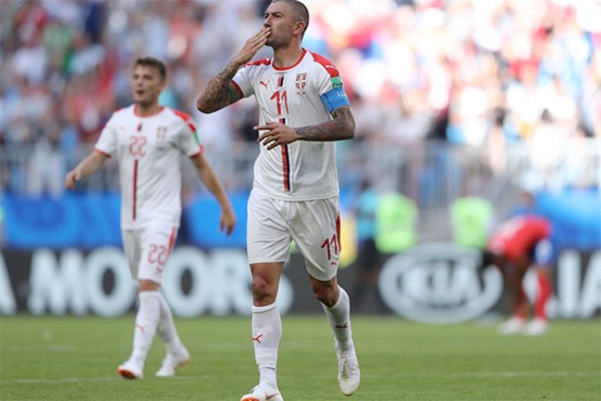 Kolarov mencetak gol tunggal saat Serbia tundukkan Kosta Rika
