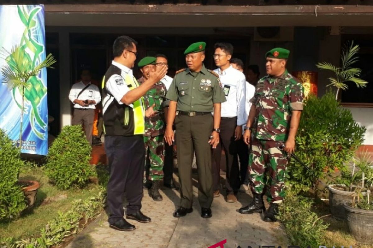 Danrem Wirasatya pantau arus mudik di Gilimanuk