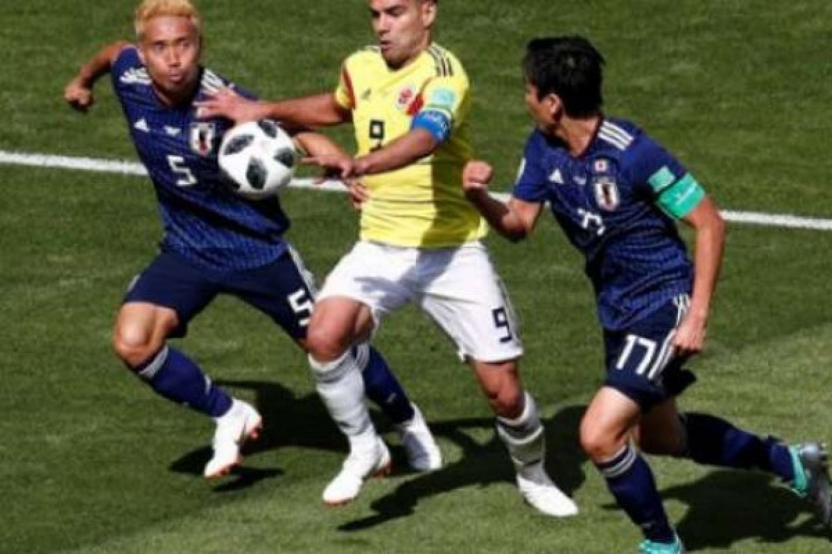 Lawan 10 Pemain Kolombia, Jepang Menang 2-1