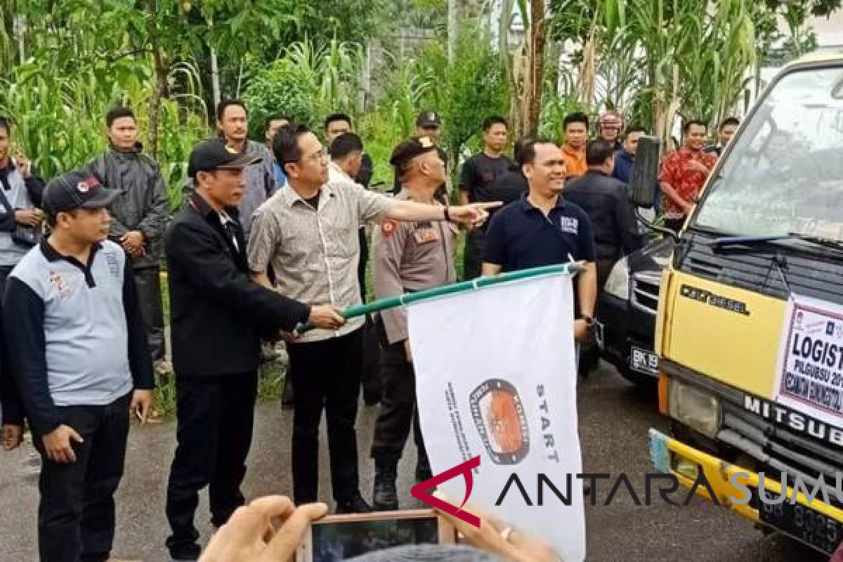 Logistik Pilgub di Kota Gunungsitoli di distribusikan