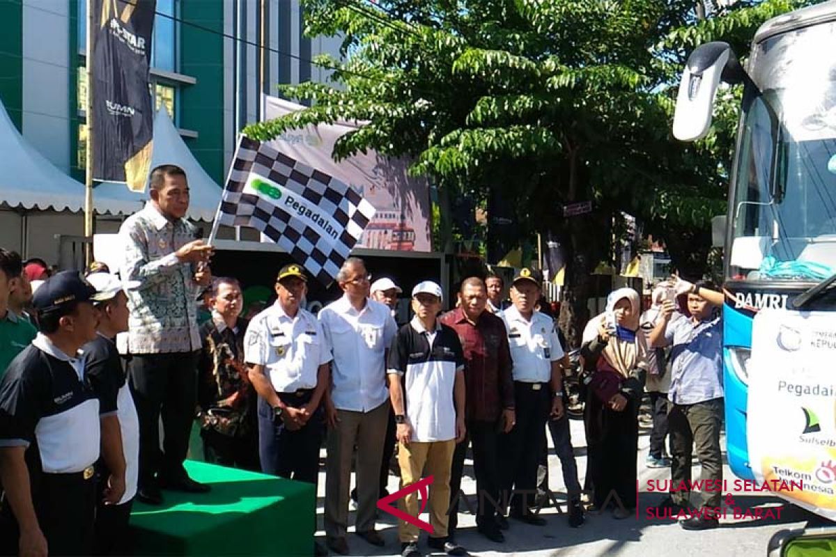 Kanwil Pegadaian Makassar gelar mudik gratis