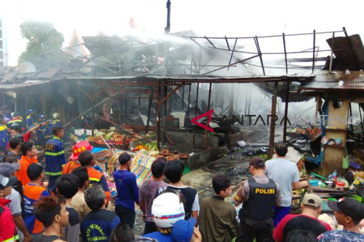 Penyebab kebakaran pasar Tampung Untung Palangka Raya masih diselidiki [VIDEO]