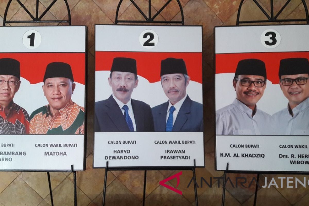 Tiga kandidat Pilkada Temanggung tak kampanye terbuka