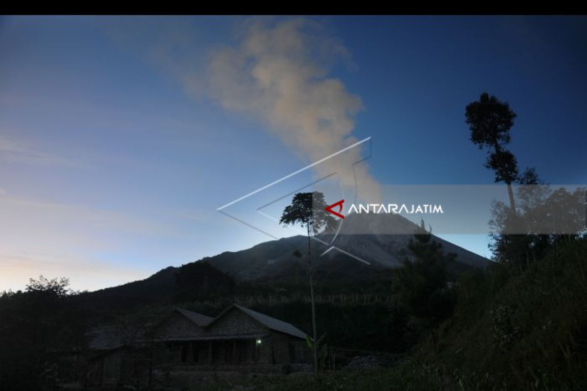 Awan panas Merapi meluncur 950 meter