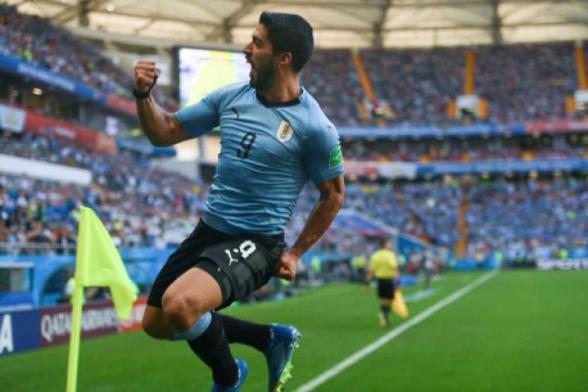 Uruguay melaju ke 16 besar Piala Dunia 2018