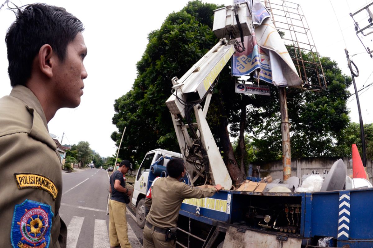 Area steril  alat peraga kampanye Pemilu 2019 di Yogyakarta bertambah