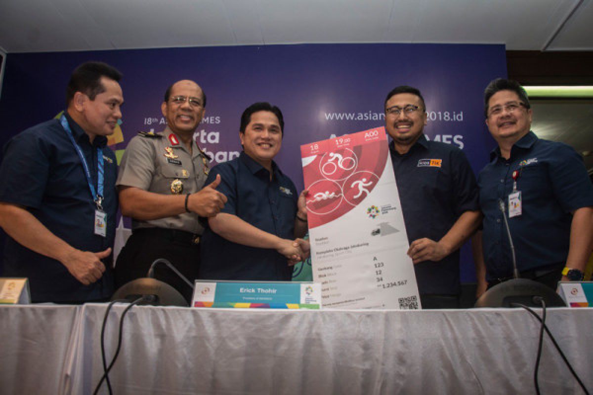 Tiket pembukaan Asian Games mulai Rp750 ribu