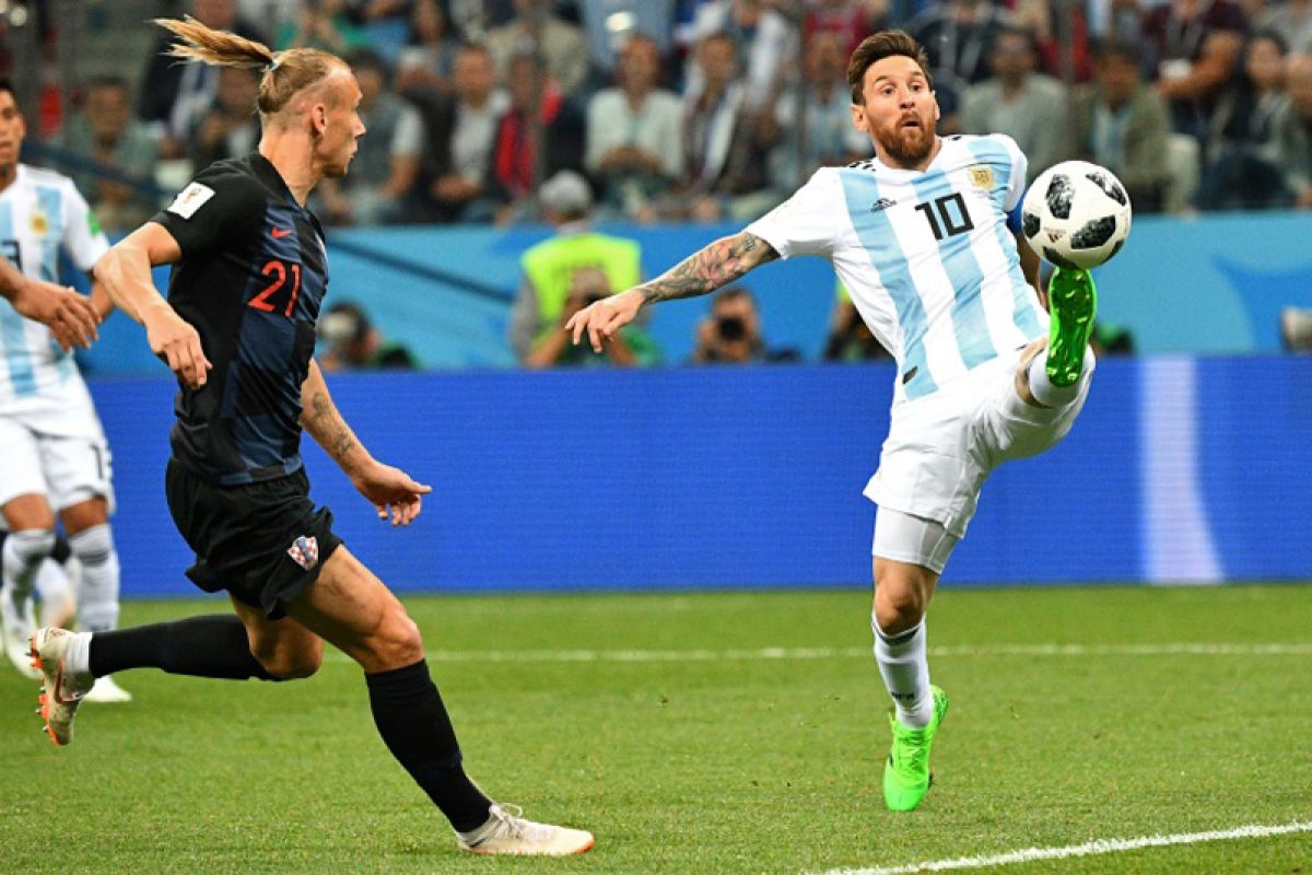 Kekalahan memalukan Argentina dalam galeri foto Piala Dunia
