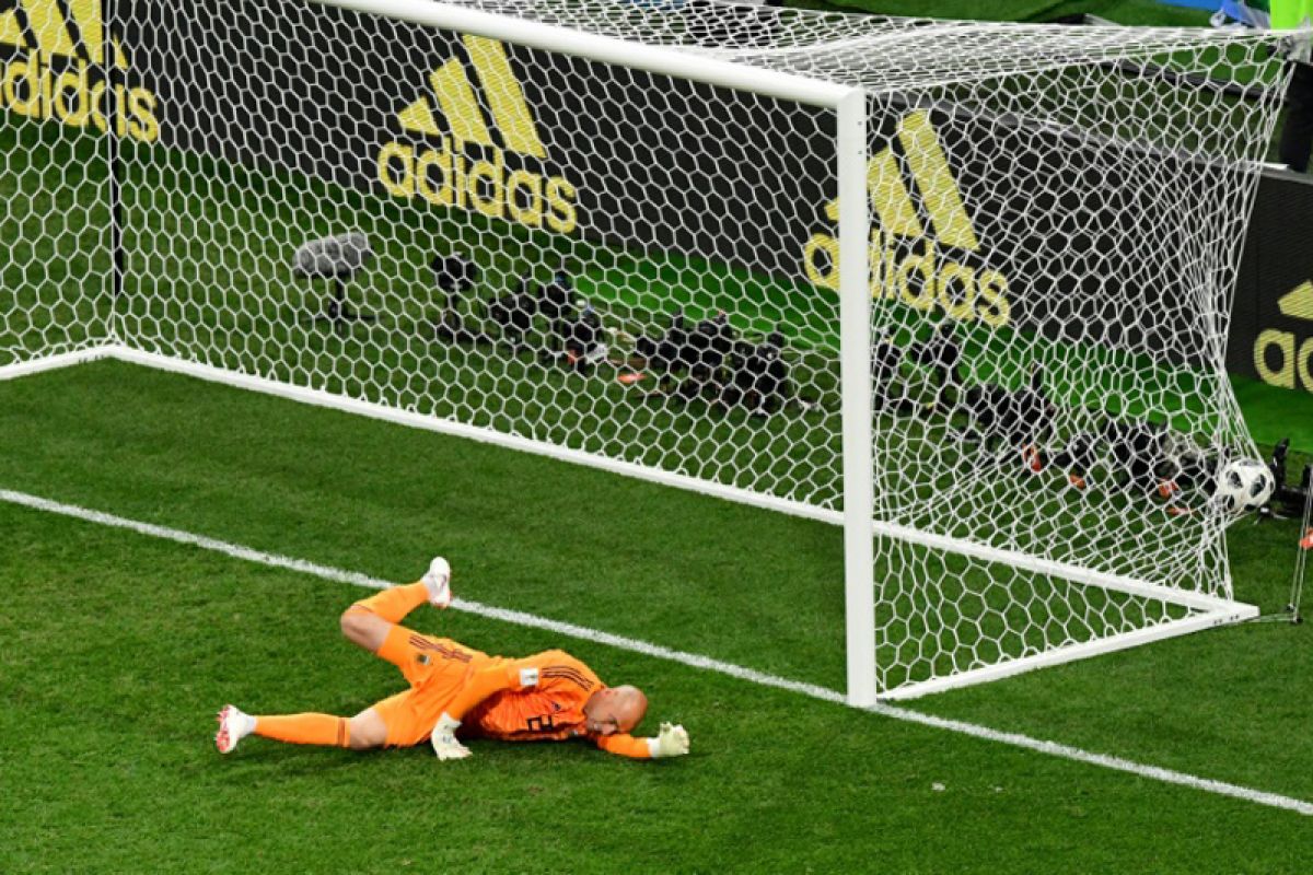 Kiper-kiper Argentina berlatih tahan tendangan penalti