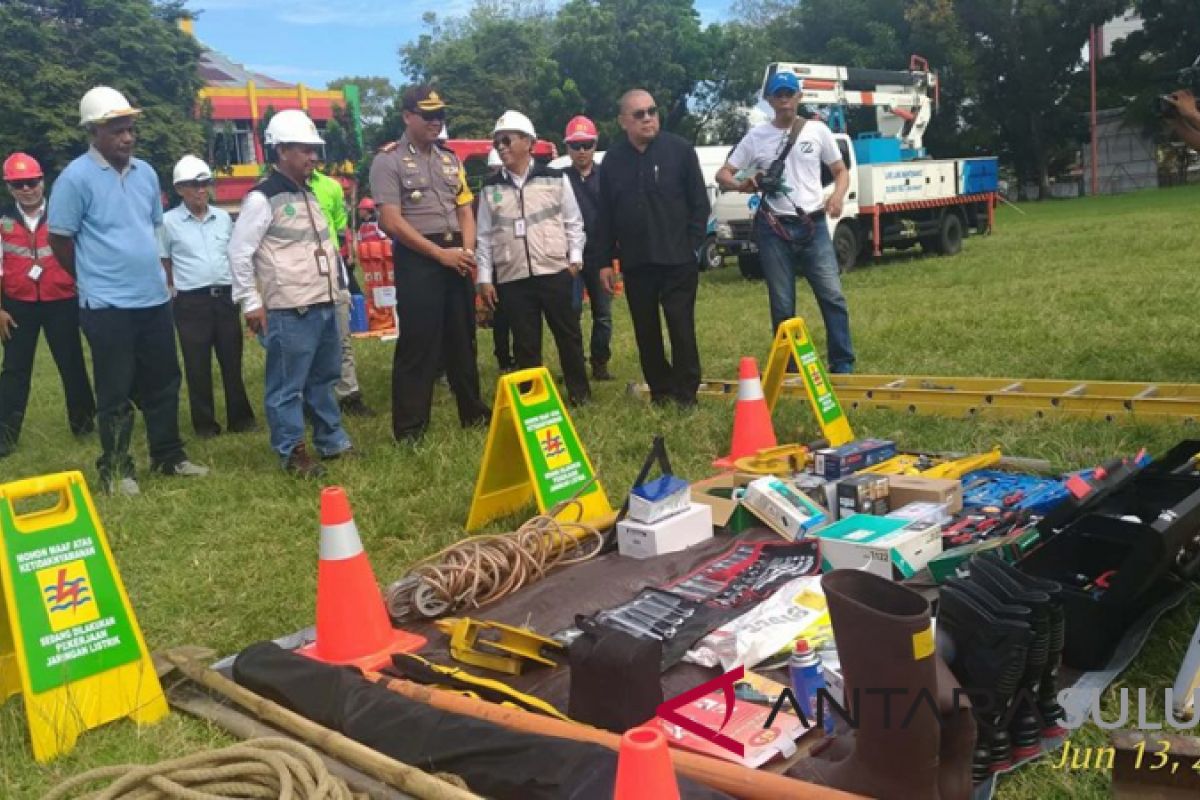 PLN Area Manado gelar pasukan apel siaga Idul Fitri 2018