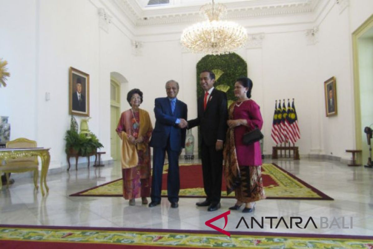 Presiden sambut PM Mahathir di Istana Bogor
