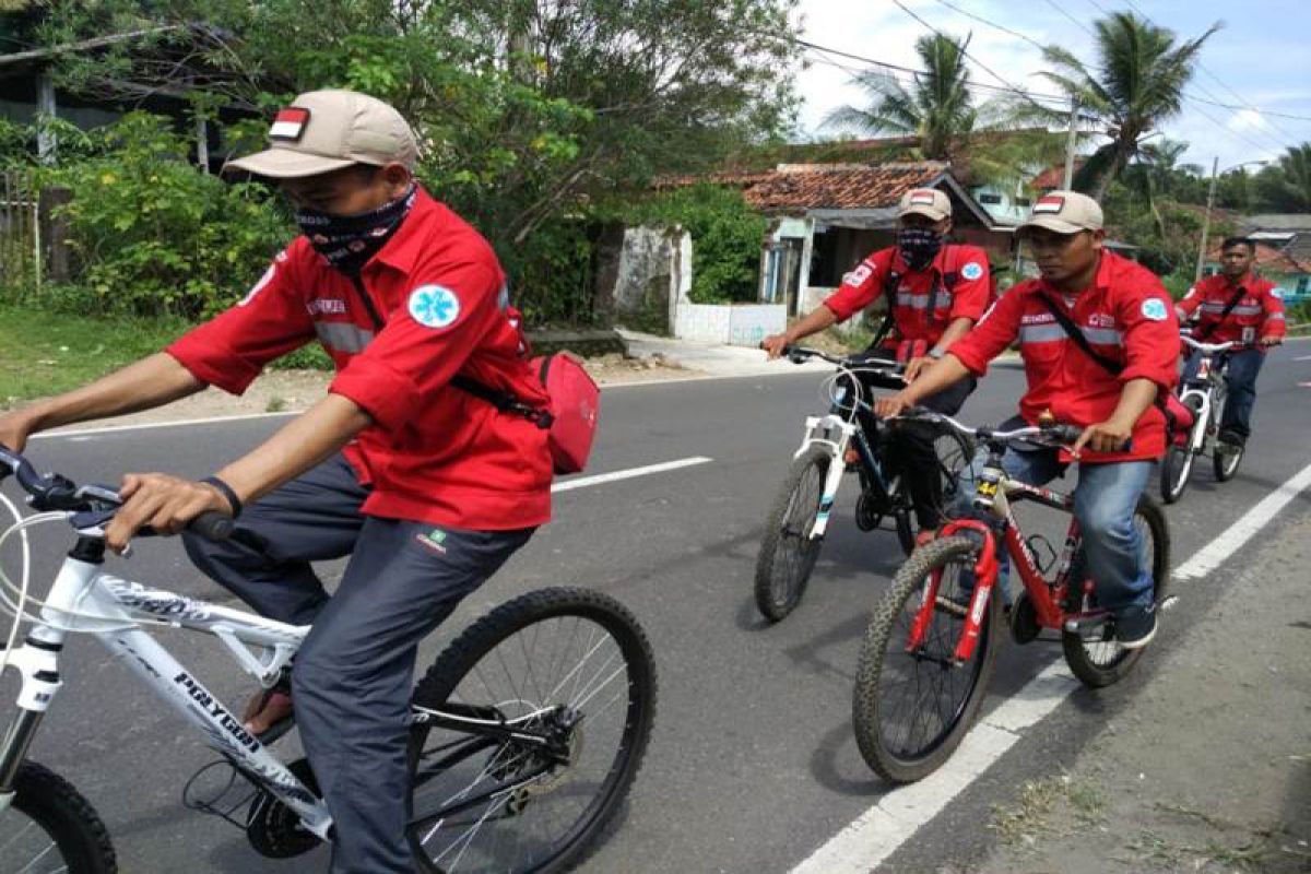 PMI Sukabumi siagakan sukarelawan patroli bersepeda