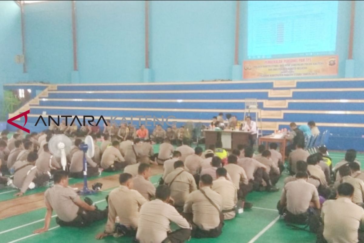 Personel BKO Polda Kalteng dan Polres Barut ikuti pembekalan