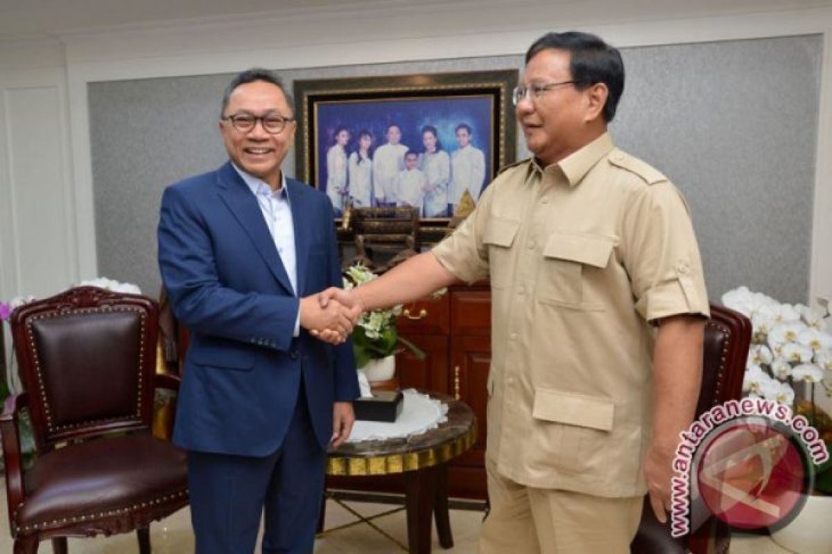 Prabowo-Zulkifli Hasan bertemu bahas pilkada
