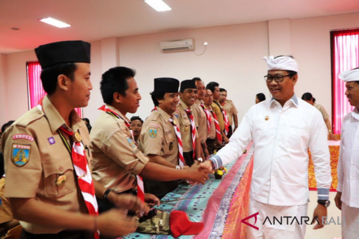 Wabup Badung minta pramuka tingkatkan pengabdian masyarakat