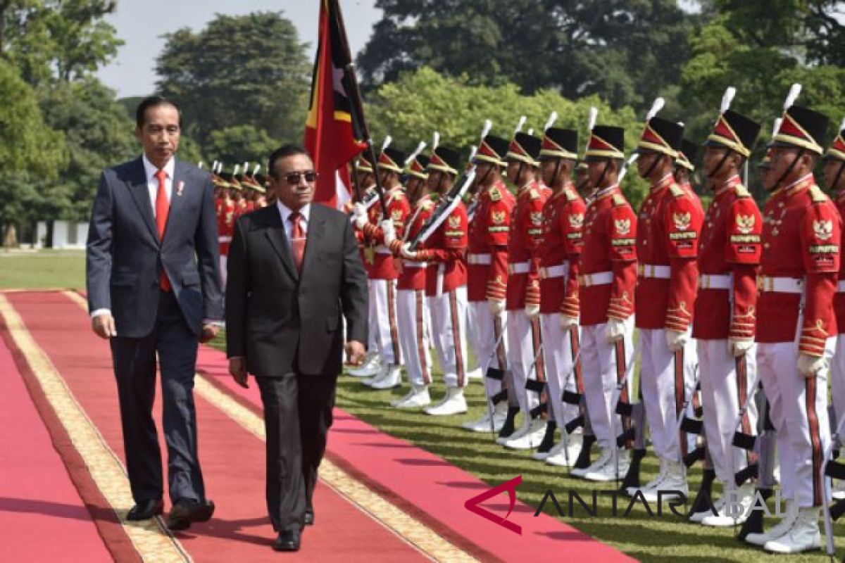 Presiden Jokowi terima kunjungan kenegaraan Presiden Timor Leste