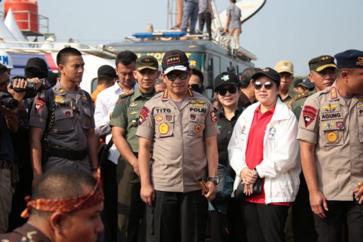 Menko Puan tinjau pelabuhan Merak-Bakauheni