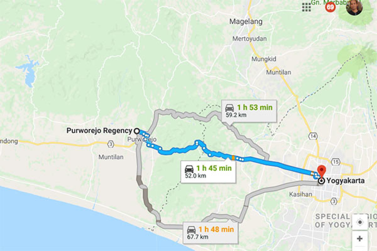 Hampir 15.000 kendaraan di jalur Purworejo-Yogyakarta hari ini