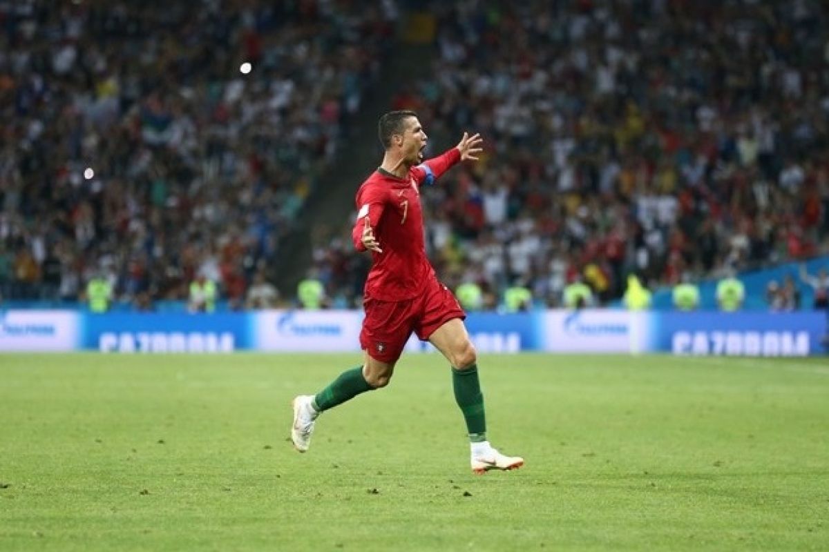 Portugal tahan Spanyol 3-3, Ronaldo hattrick