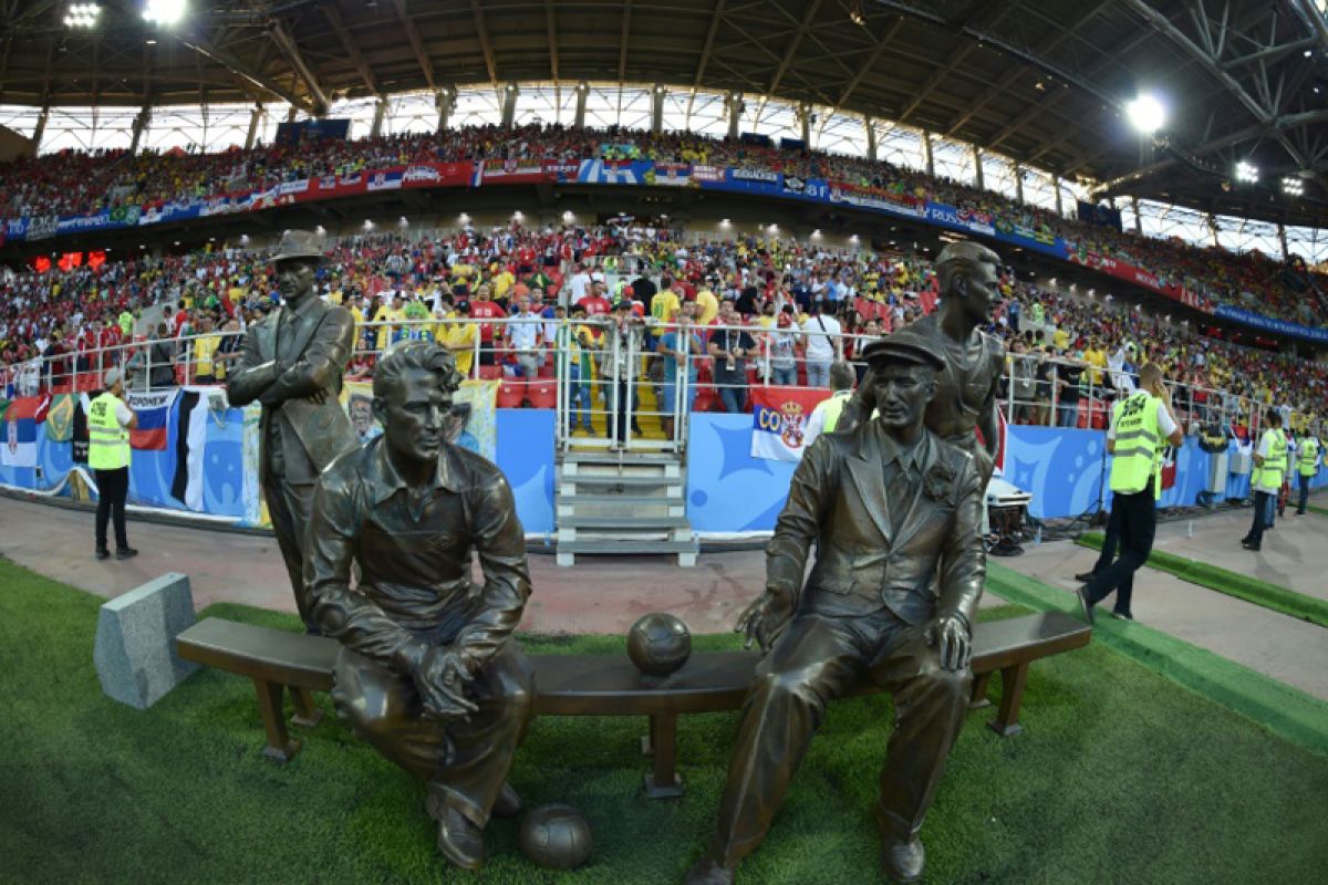 Foto-foto Brasil pulangkan Serbia dari Piala Dunia