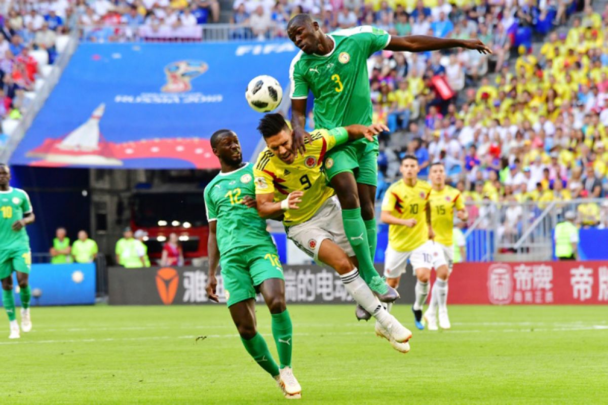 Kolombia ke 16 besar setelah tumbangkan Senegal