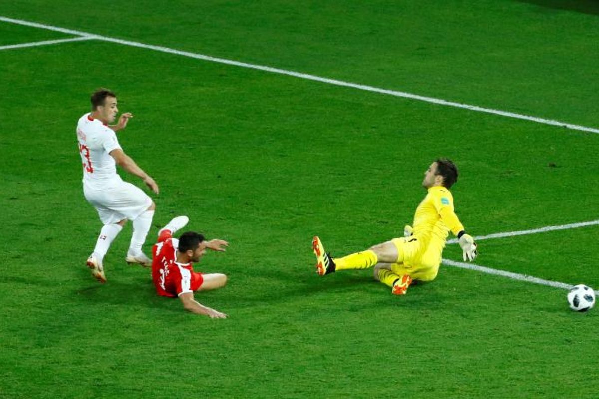 Piala Dunia 2018 - Berkat gol Shaqiri, Swiss menang 2-1 atas Serbia