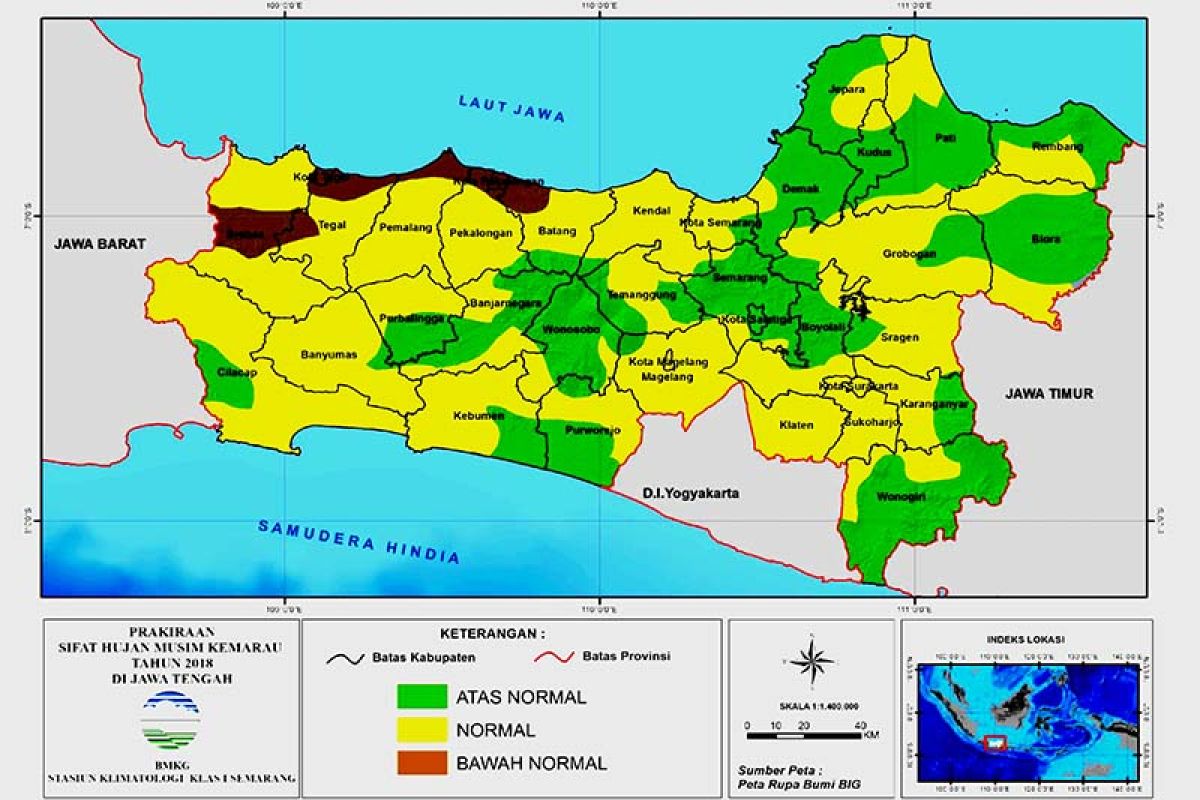 BMKG: Jateng masuki musim kemarau