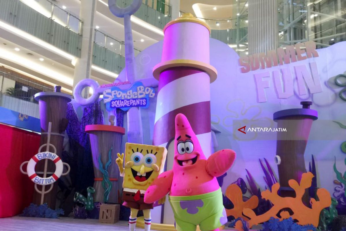 Serunya Liburan bersama Spongebob & Patrick di Pluit Village