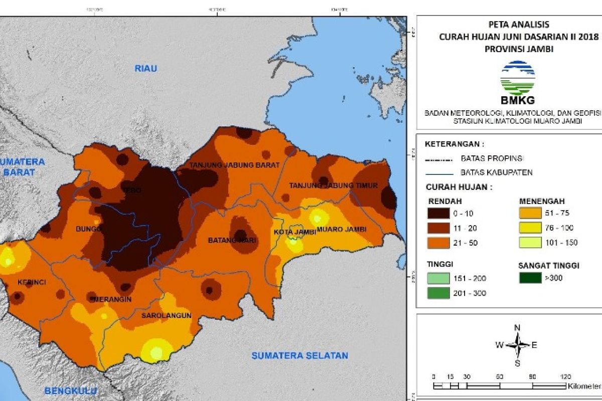 3 provinsi diperkirakan mengalami hari tanpa hujan ekstrem