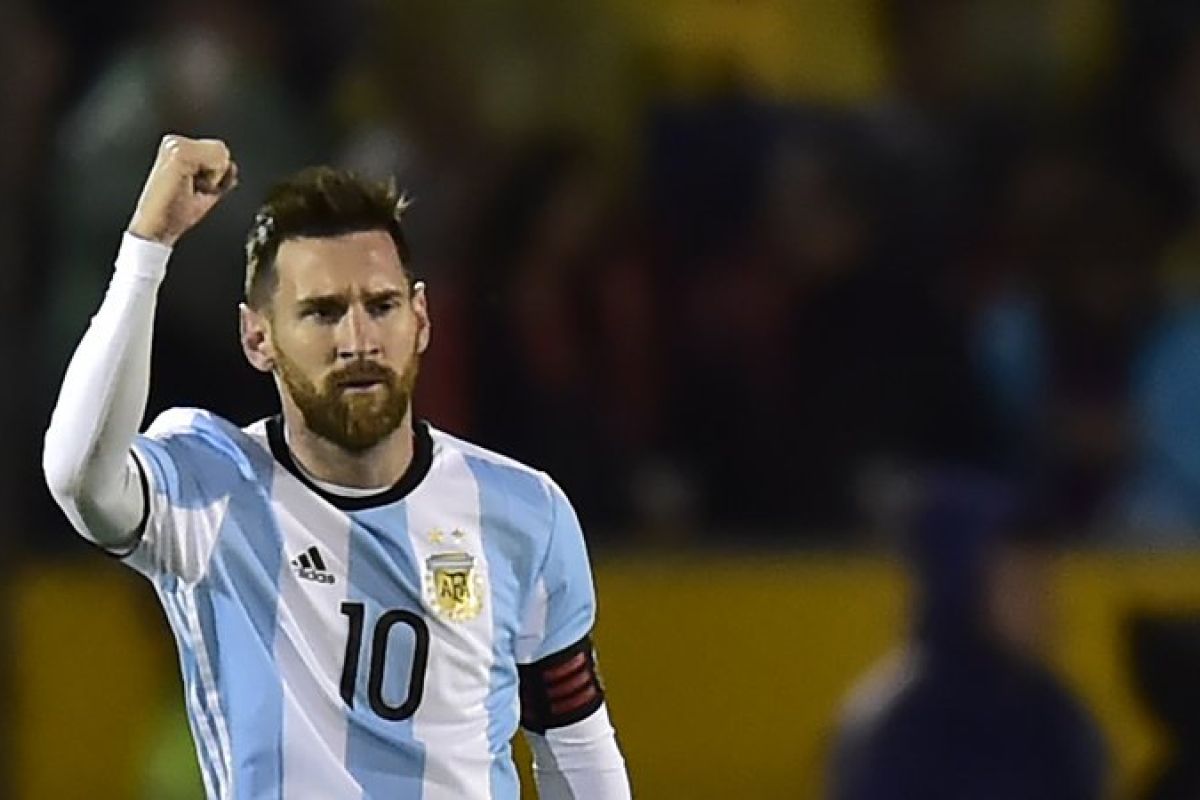 Messi lega lolos dari pertandingan lawan Nigeria